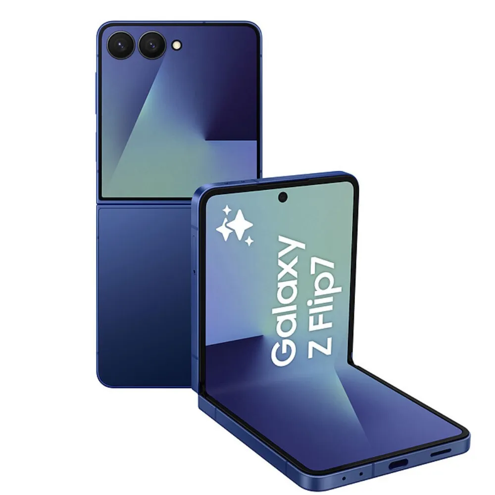 Samsung Galaxy Z Flip7 256GB | Smartphone Pieghevole 5G – Blue Shadow