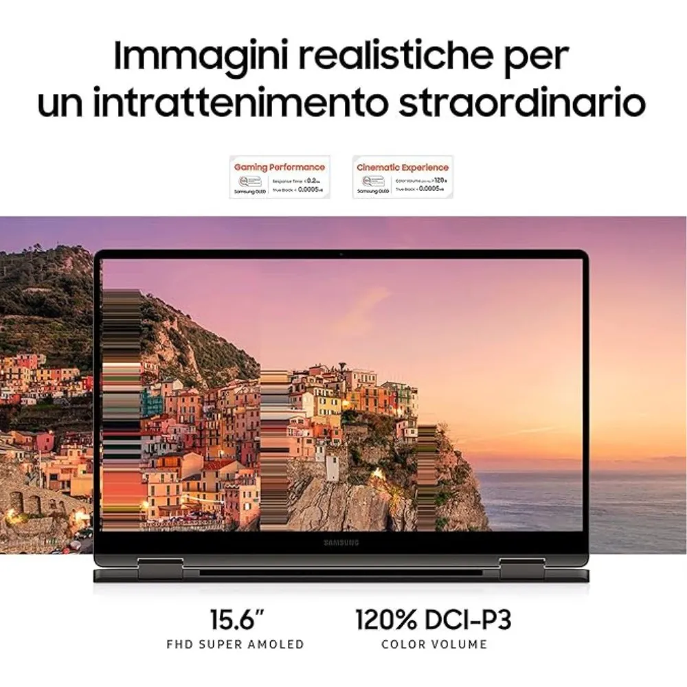 Samsung Galaxy Book3 360 Touch con S Pen – i5, 8GB RAM, 256GB SSD