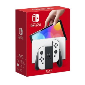 Nintendo Switch Modello OLED - Usata in Condizioni Perfette - Offerta Bundle con 4 Giochi Inclusi - Usato Garantito