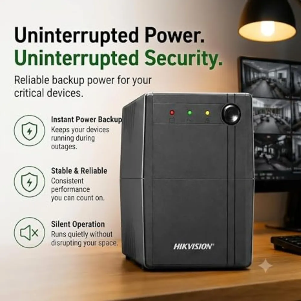 UPS Hikvision DS-UPS1000-R 1000VA AVR | TP Store