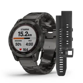 Garmin Fenix 7 Sapphire Solar – Smartwatch Multisport con Ricarica Solare e Vetro Zaffiro usato