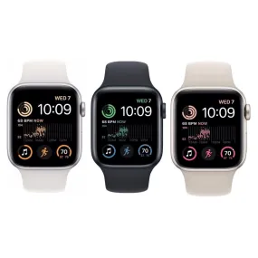 Apple Watch SE (2a Generazione) 44mm GPS – Starlight – Cinturino Sport S/M nuovo