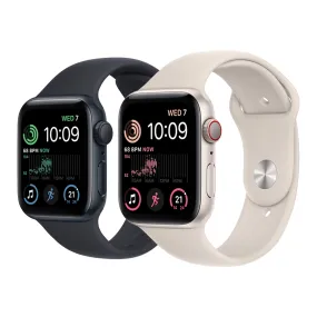 Apple Watch SE (2a Generazione) 44mm GPS – Starlight – Cinturino Sport S/M nuovo