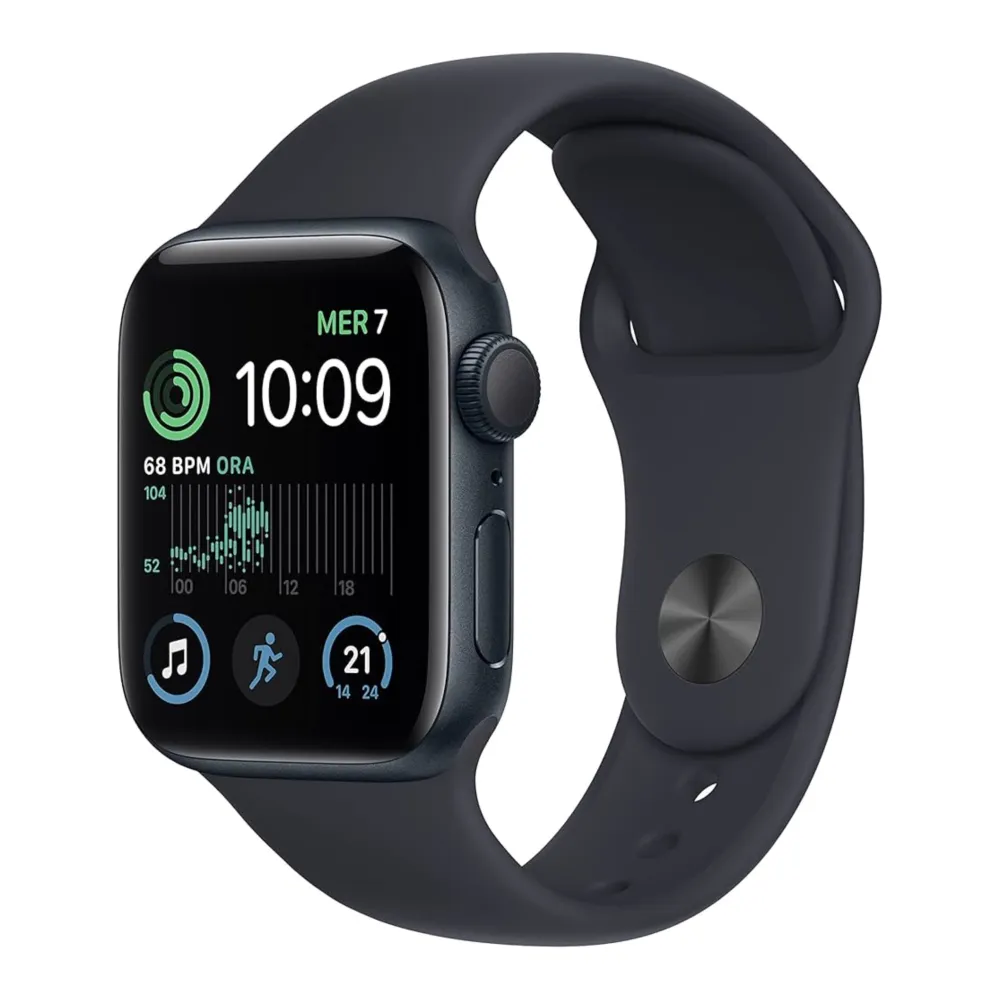 Apple Watch SE (2a Generazione) 44mm GPS – Starlight – Cinturino Sport S/M nuovo