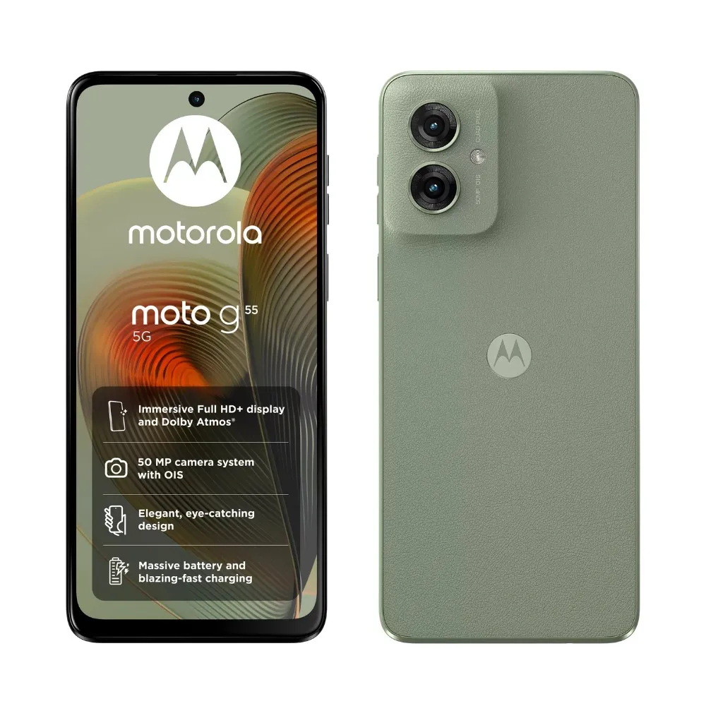 Smartphone Motorola Moto G55 5G nuovo con 256GB di memoria