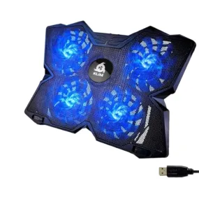 Notebook Cooler 5218 con Ventola LED Silenziosa – Base Raffreddamento per Laptop