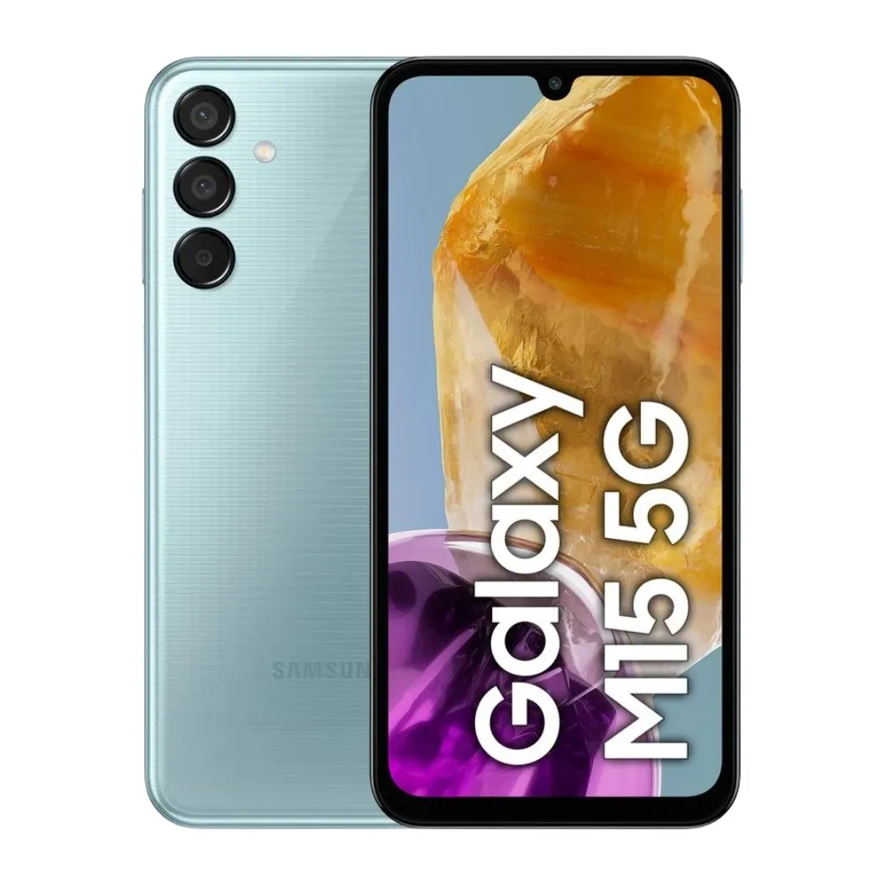 Samsung Galaxy M15 5G Nuovo 128GB Dark Blue | Vista frontale smartphone originale