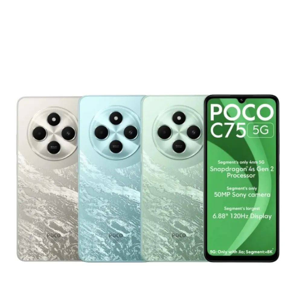 POCO C75 5G | Smartphone con Display 6,88" e Fotocamera 50 MP