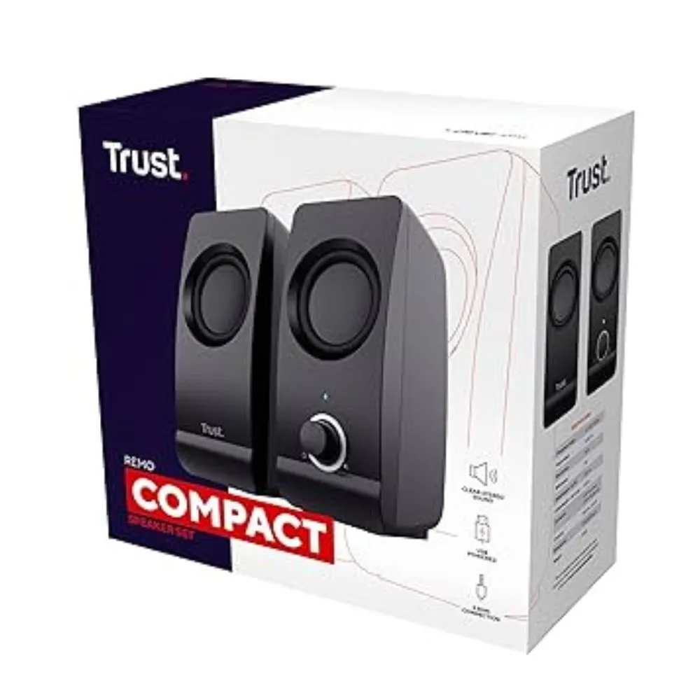 Trust Remo – Casse Stereo Compatte per PC e Laptop
