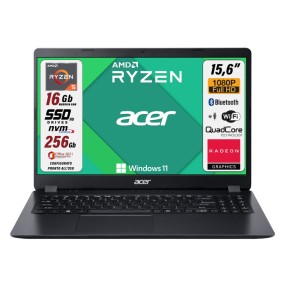 Acer Notebook Ryzen 5 3500U – 8GB RAM, 512GB SSD, Windows 11 Home OEM | Usato Garantito